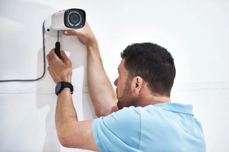 shot-of-a-mature-man-installing-a-security-camera-2025-04-06-02-26-09-utc